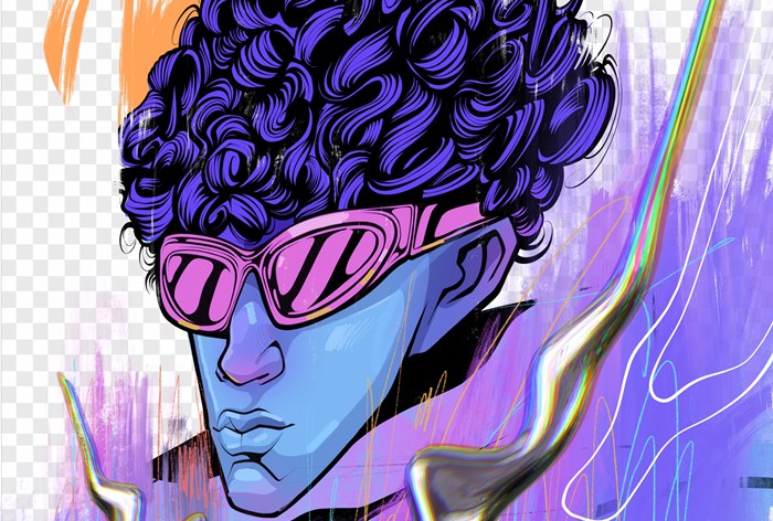 Изображение к Media Basket запустил арт-коллаборацию с художником Егором Голополосовым